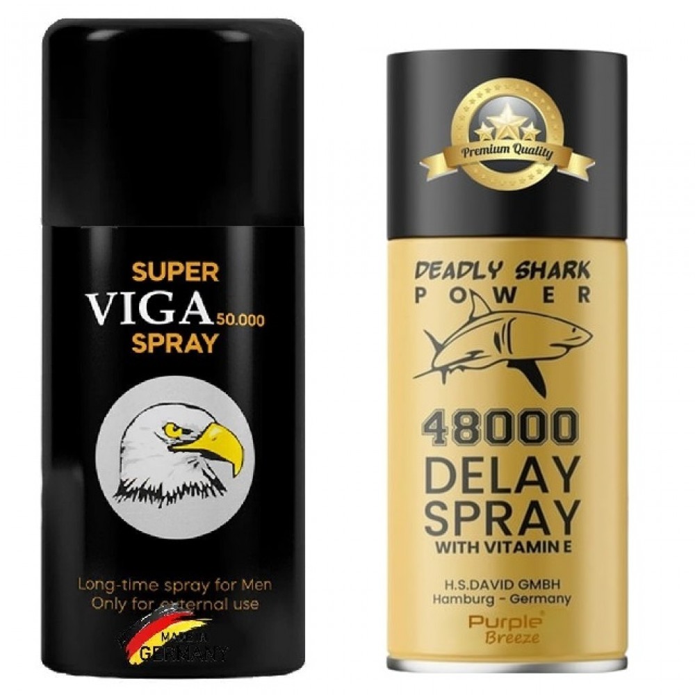 Viga 50000 + Delay 48000 Geciktirici Sprey Set