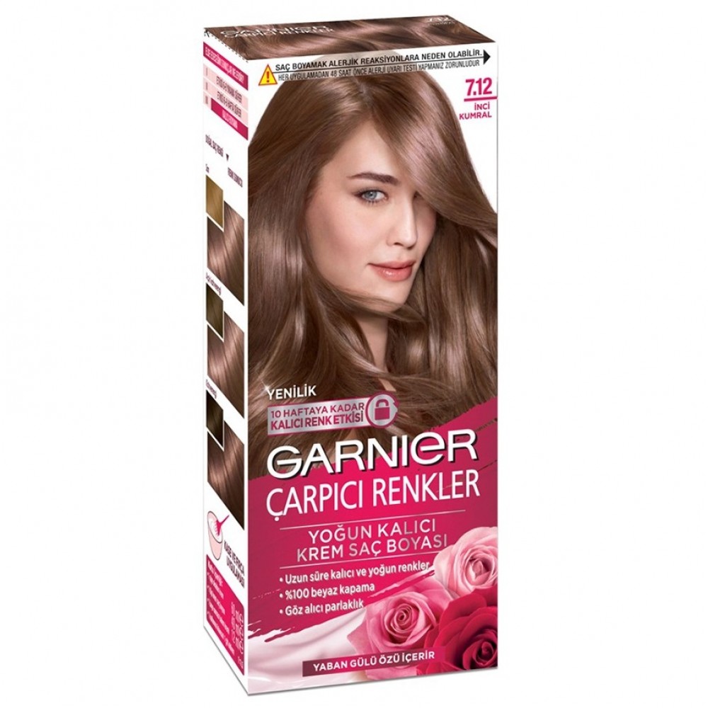 Garnier Çarpıcı Renkler Saç Boyası 7-12 İnci Kumral