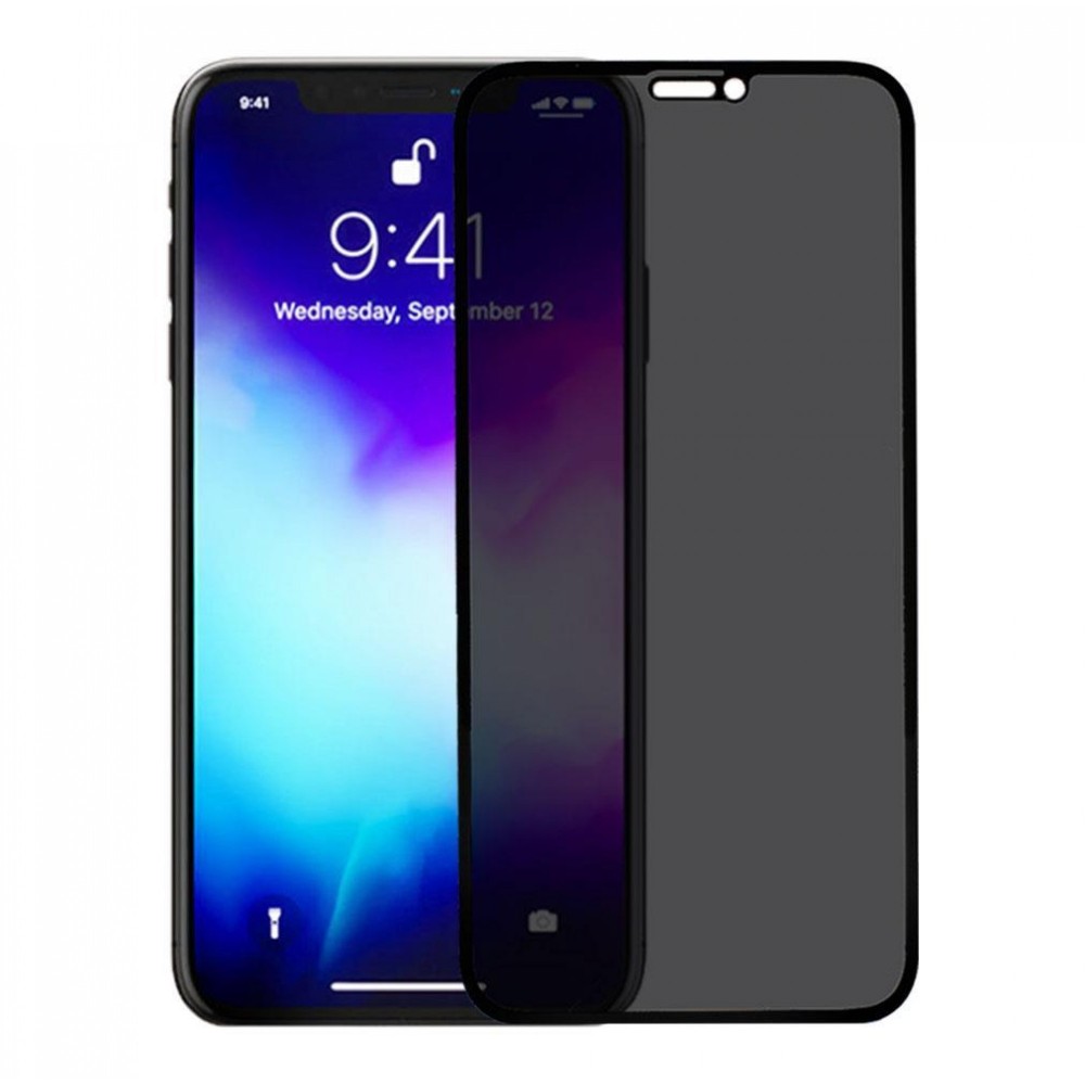 iPhone XS Max Ekran Koruyucu Gizli Hayalet Cam Tam Kaplama