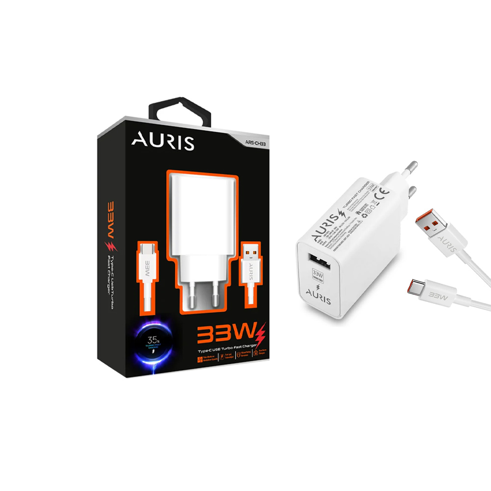 Auris 33 Watt Süper Hızlı Şarj Aleti